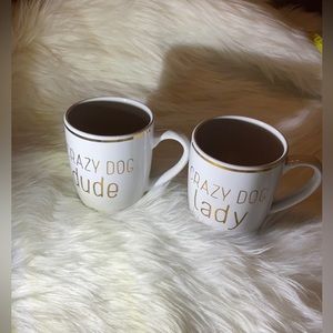 Crazy Dog Lady & Dude mugs
